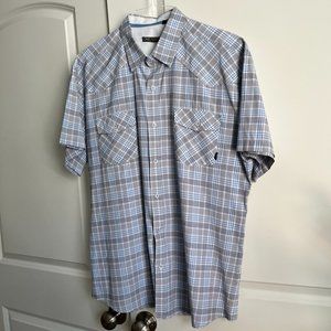 ONE90ONE Men's XL Short Sleeve Button Down